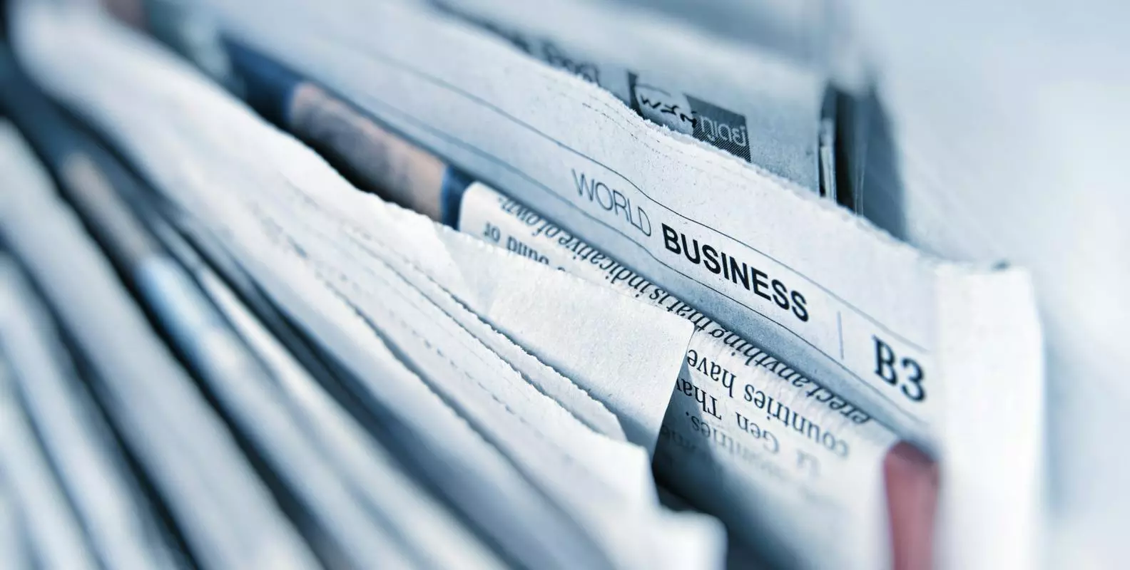 Newspaper stack